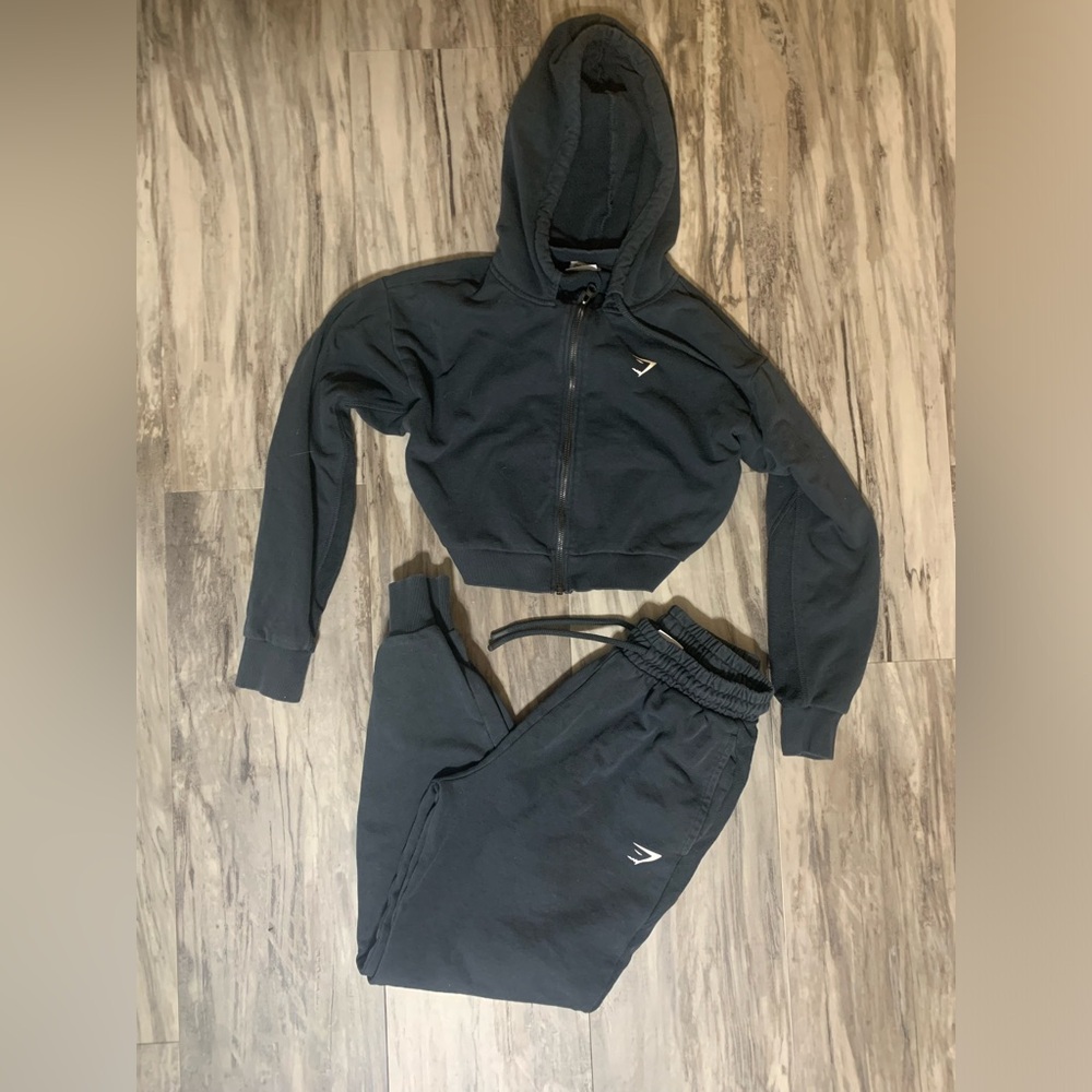 Gymshark teal sweat set